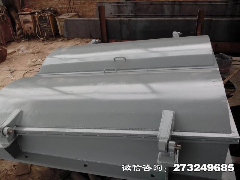 浠水縣弧形側開鋼制拍門