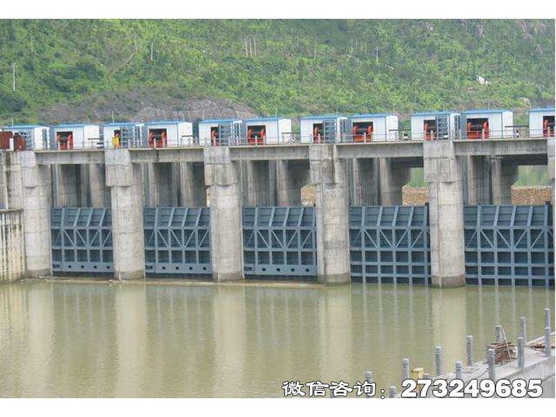 梁山縣攔水大壩閘門