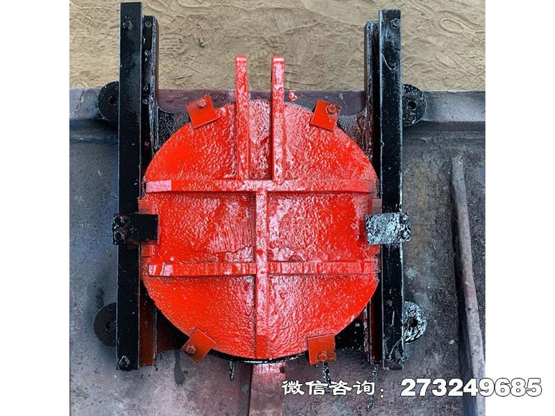 梁山縣手電兩用鑄鐵鑲銅圓閘門